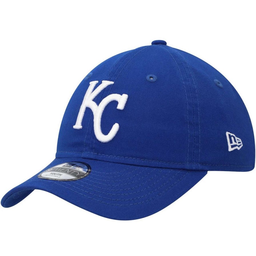 Kansas City Royals Caps * | Youth Kansas City Royals New Era Blue Core Classic 9Twenty Adjustable Hat