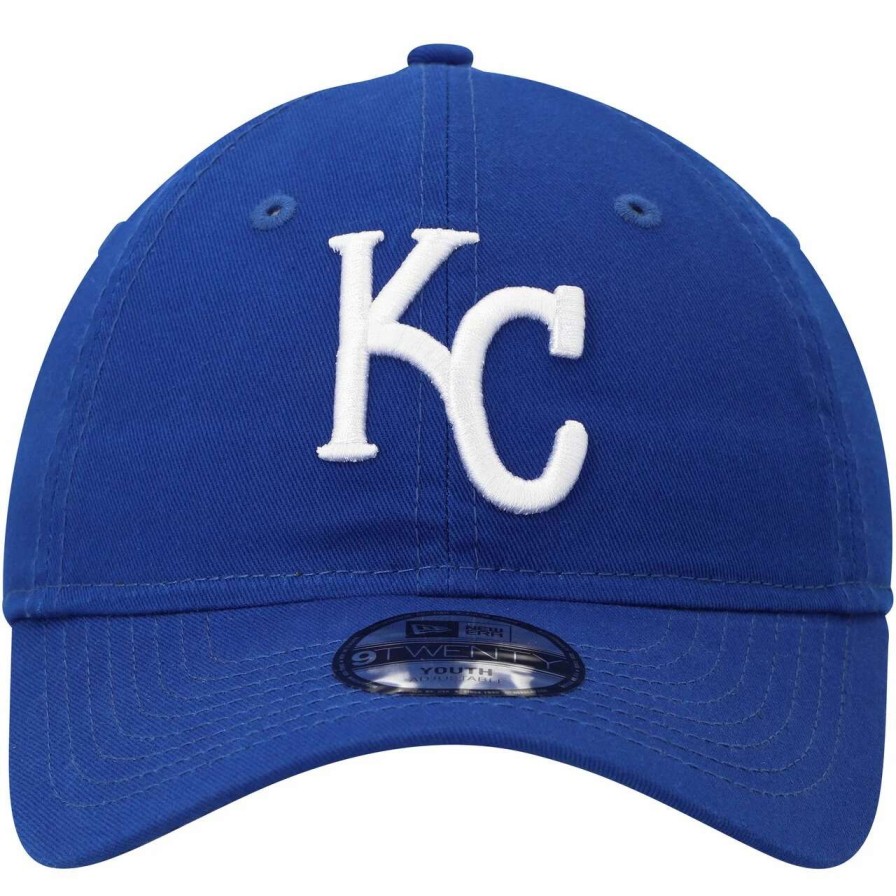 Kansas City Royals Caps * | Youth Kansas City Royals New Era Blue Core Classic 9Twenty Adjustable Hat