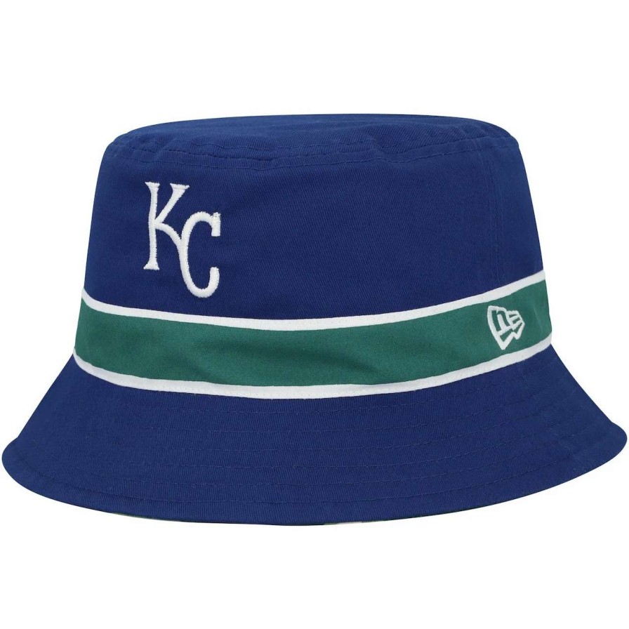 Kansas City Royals Caps * | Men'S Kansas City Royals New Era Royal Reverse Bucket Hat