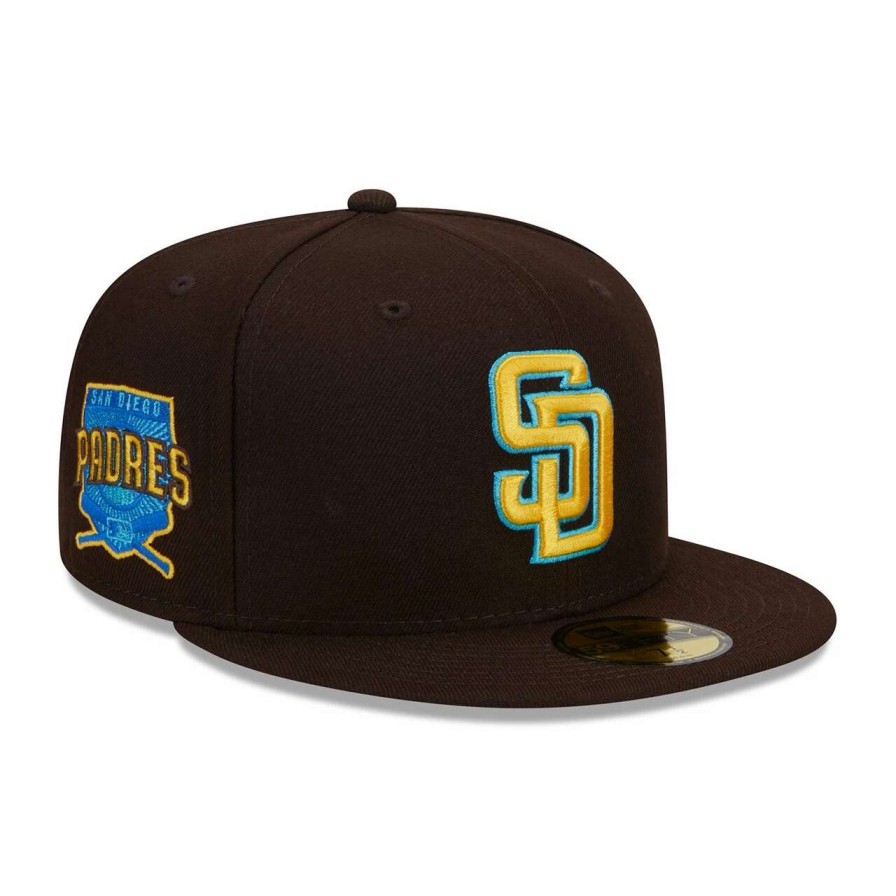 San Diego Padres Caps * | Men'S San Diego Padres New Era Brown 2023 Mlb Father'S Day On-Field 59Fifty Fitted Hat