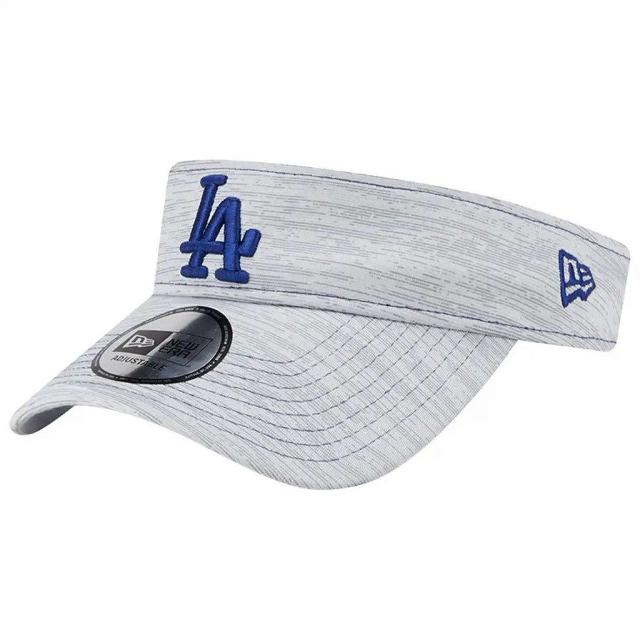 Los Angeles Dodgers Caps * | Men'S Los Angeles Dodgers New Era Gray Adjustable Visor