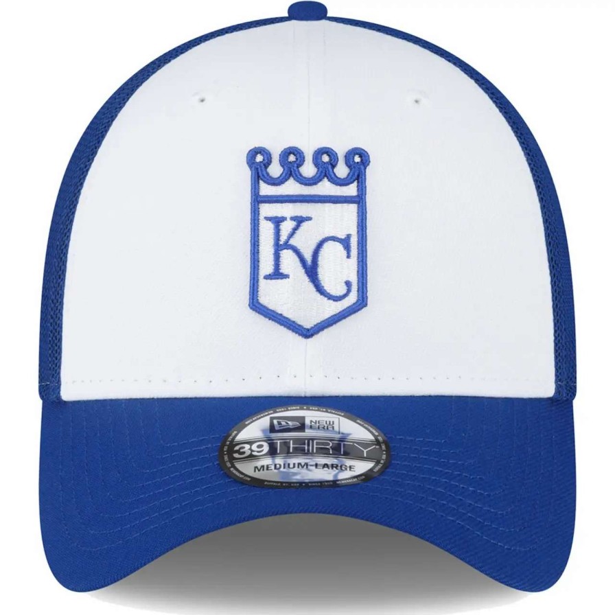 Kansas City Royals Caps * | Men'S Kansas City Royals New Era Royal/White 2023 On-Field Batting Practice 39Thirty Flex Hat