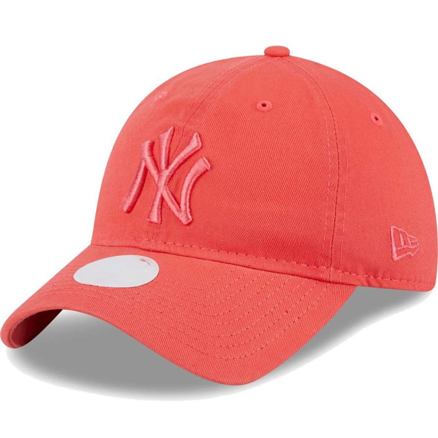 New York Yankees Caps * | Women'S New York Yankees New Era Red Lava Core Classic 9Twenty Snapback Hat