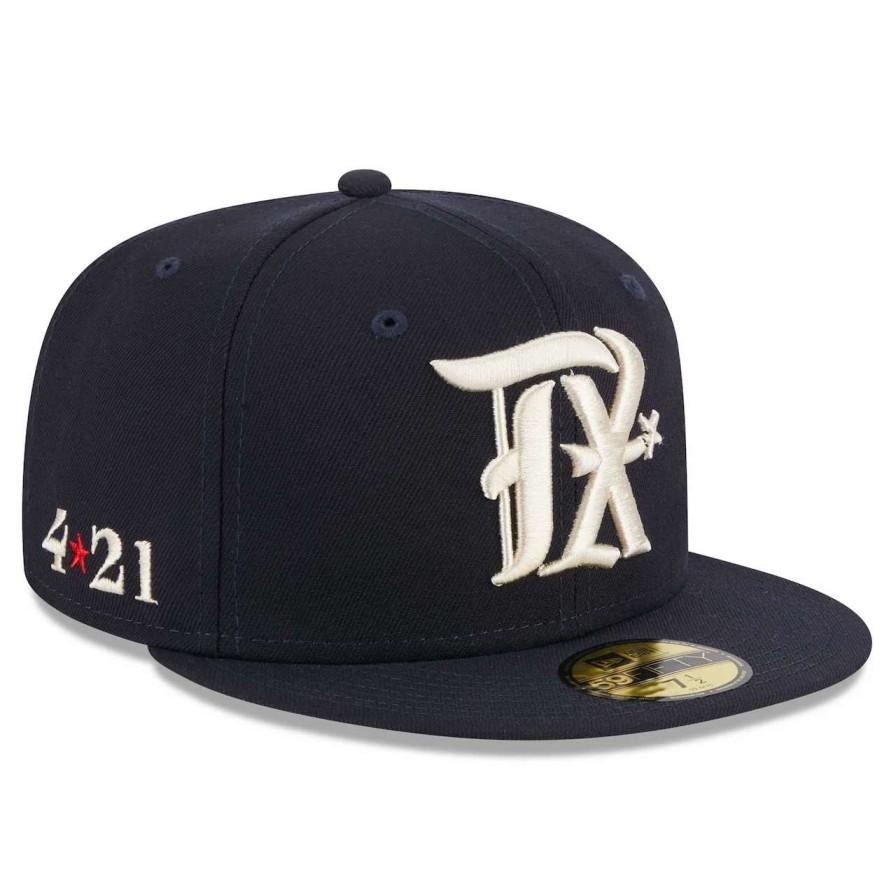 Texas Rangers Caps * | Men'S Texas Rangers New Era Navy 2023 City Connect 59Fifty Fitted Hat