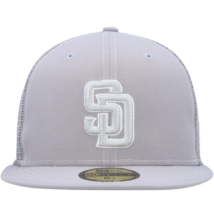 San Diego Padres Caps * | Men'S San Diego Padres New Era Gray 2023 On-Field Batting Practice 59Fifty Fitted Hat