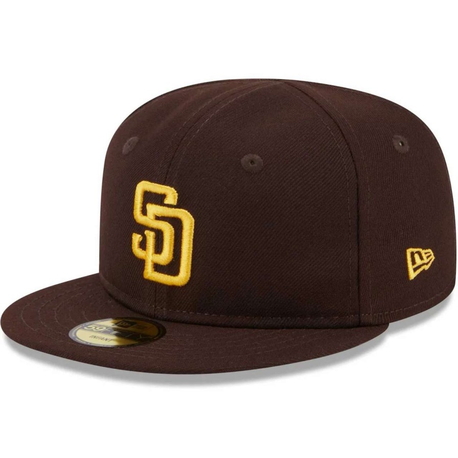 San Diego Padres Caps * | Infant San Diego Padres New Era Brown My First 59Fifty Fitted Hat