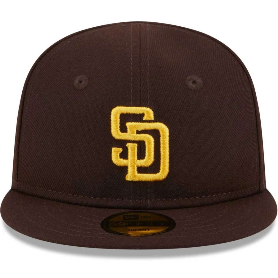 San Diego Padres Caps * | Infant San Diego Padres New Era Brown My First 59Fifty Fitted Hat