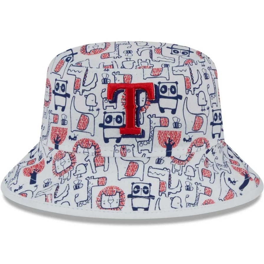 Texas Rangers Caps * | Toddler Texas Rangers New Era Zoo Bucket Hat