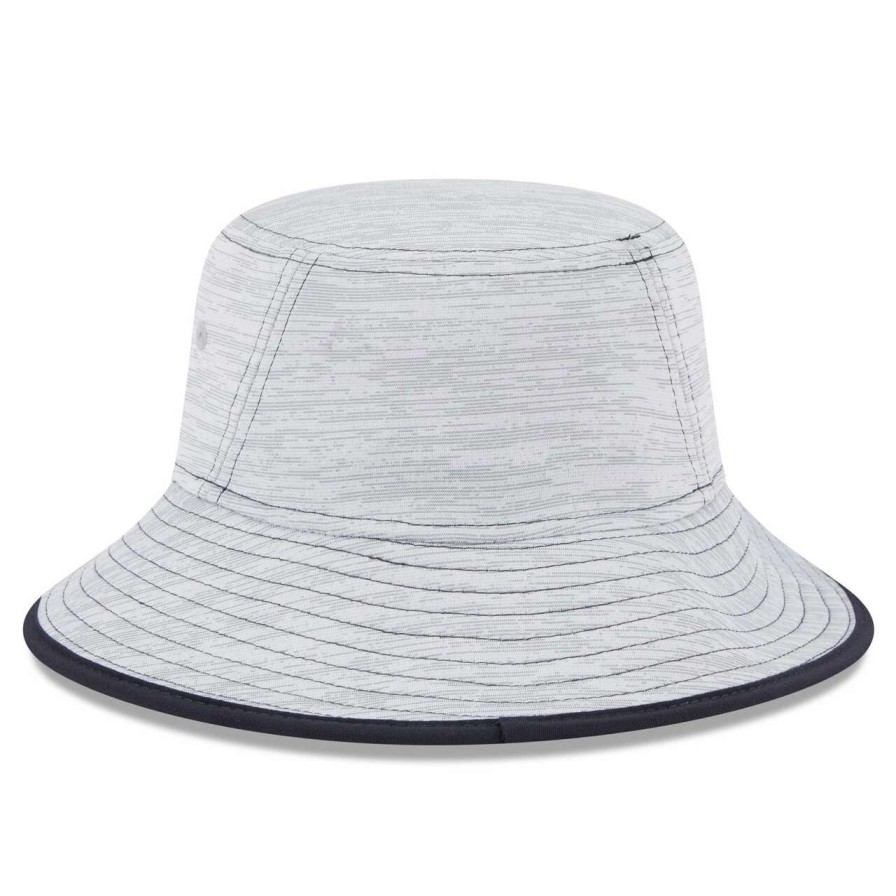 New York Yankees Caps * | Men'S New York Yankees New Era Gray Game Bucket Hat