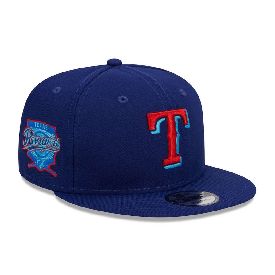 Texas Rangers Caps * | Men'S Texas Rangers New Era Royal 2023 Mlb Father'S Day 9Fifty Snapback Hat