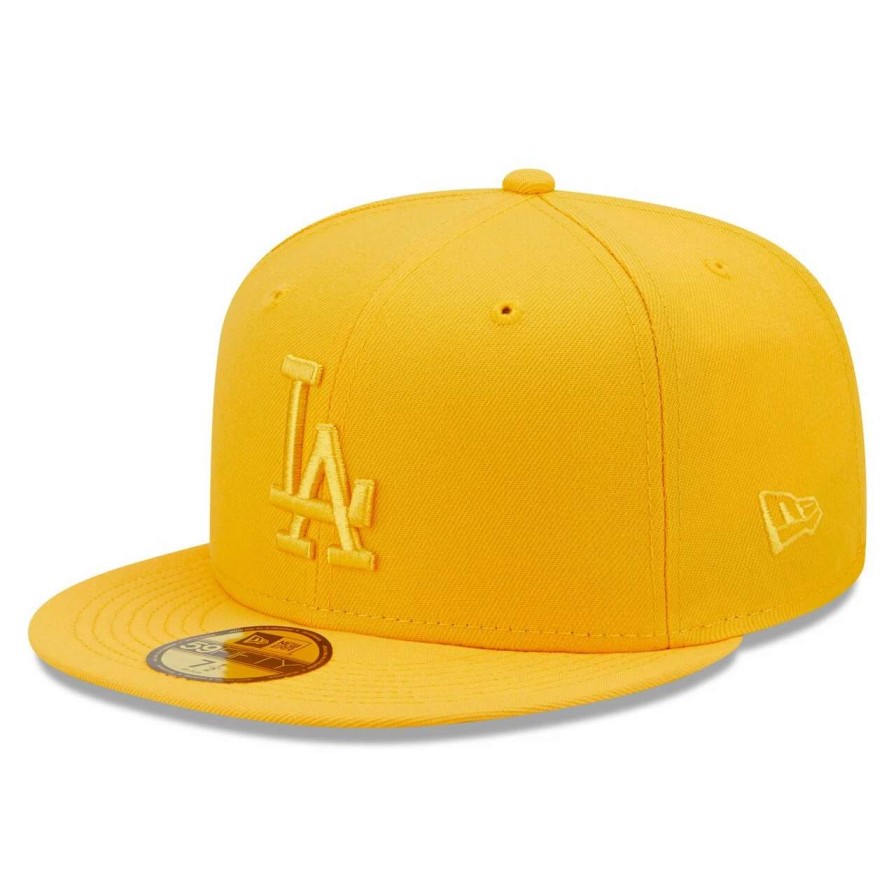 Los Angeles Dodgers Caps * | Men'S Los Angeles Dodgers New Era Gold Tonal 59Fifty Fitted Hat