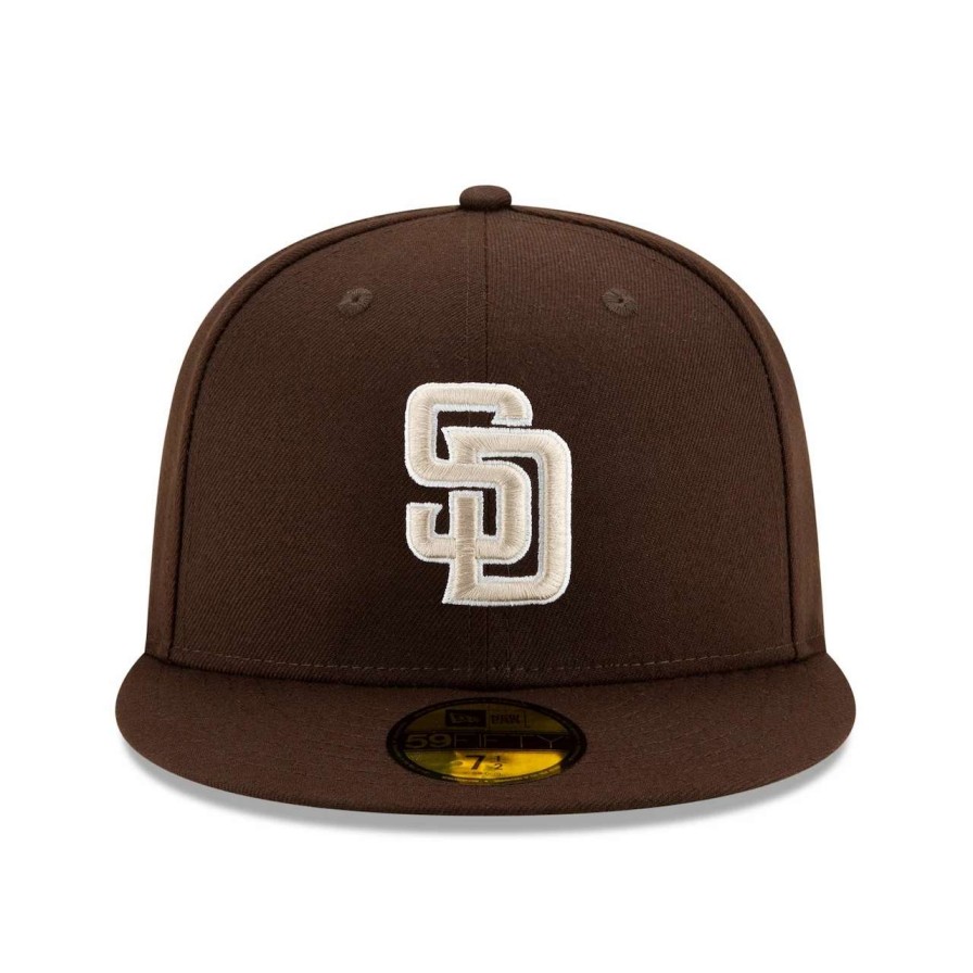 San Diego Padres Caps * | Men'S San Diego Padres New Era Brown Alternate Authentic Collection On-Field 59Fifty Fitted Hat