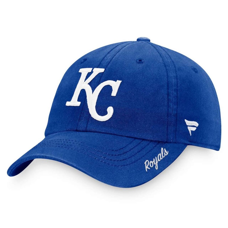 Kansas City Royals Caps * | Women'S Kansas City Royals Fanatics Branded Royal Team Core Adjustable Hat