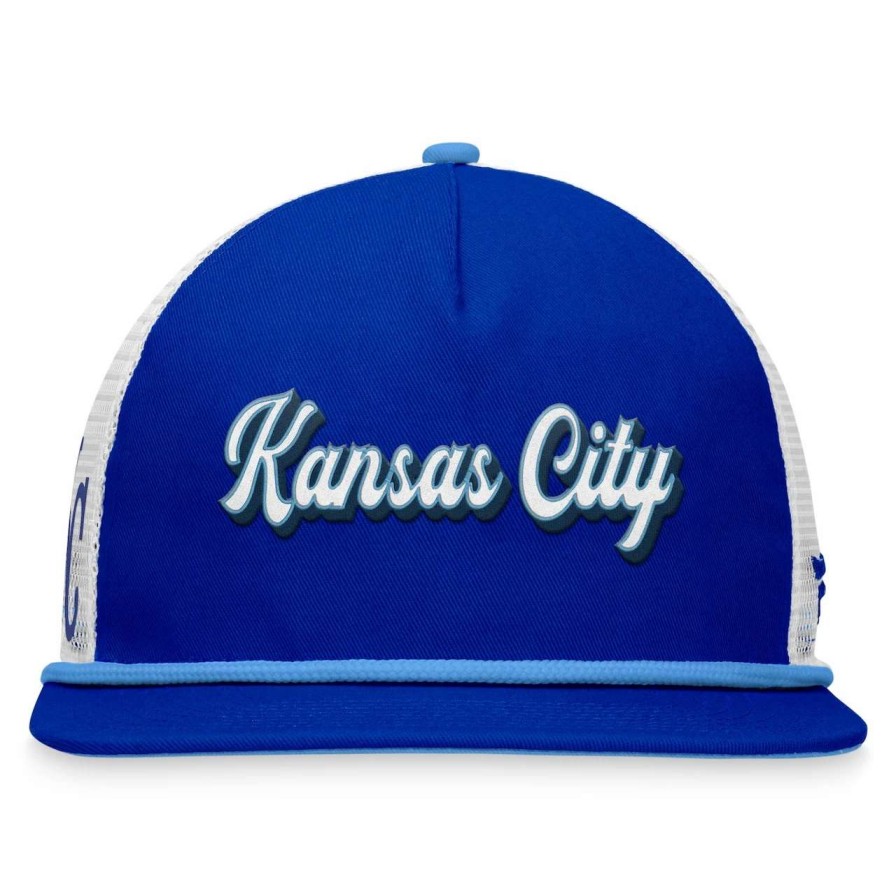 Kansas City Royals Caps * | Men'S Kansas City Royals Fanatics Branded Royal Heritage Golfer Snapback Hat