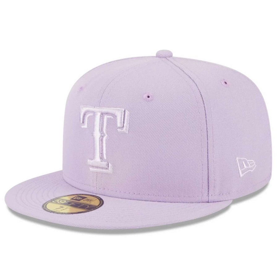 Texas Rangers Caps * | Men'S Texas Rangers New Era Lavender 2023 Spring Color Basic 59Fifty Fitted Hat