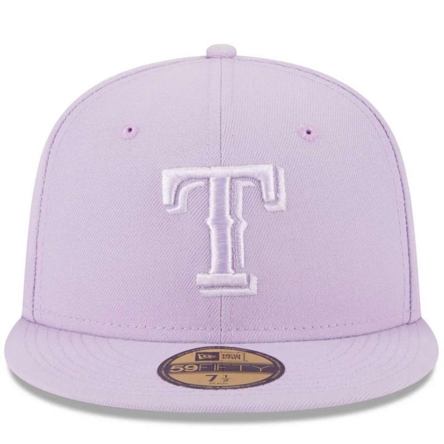 Texas Rangers Caps * | Men'S Texas Rangers New Era Lavender 2023 Spring Color Basic 59Fifty Fitted Hat