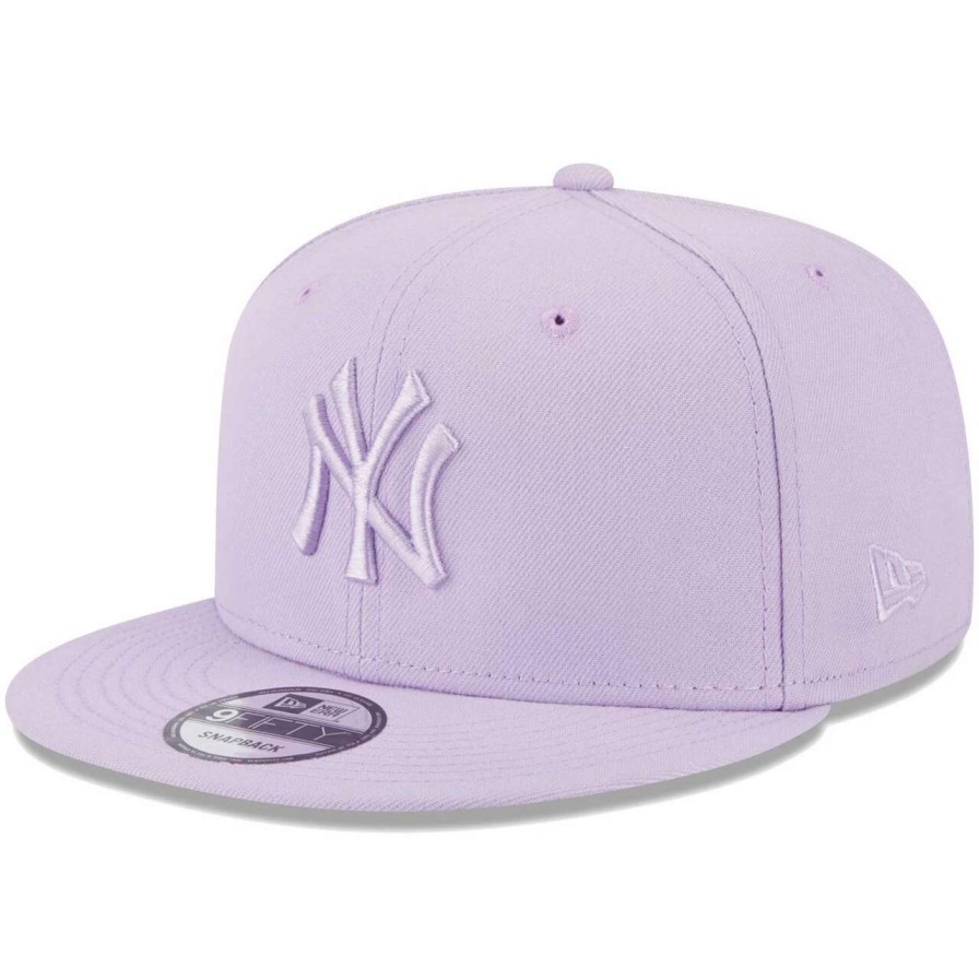 New York Yankees Caps * | Men'S New York Yankees New Era Lavender Spring Color Basic 9Fifty Snapback Hat