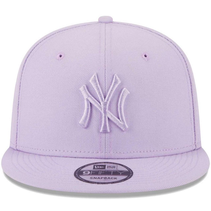 New York Yankees Caps * | Men'S New York Yankees New Era Lavender Spring Color Basic 9Fifty Snapback Hat