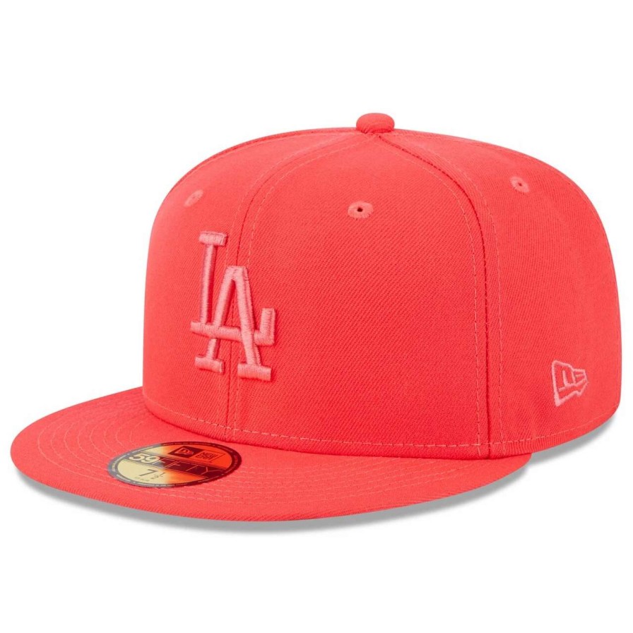 Los Angeles Dodgers Caps * | Men'S Los Angeles Dodgers New Era Red 2023 Spring Color Basic 59Fifty Fitted Hat