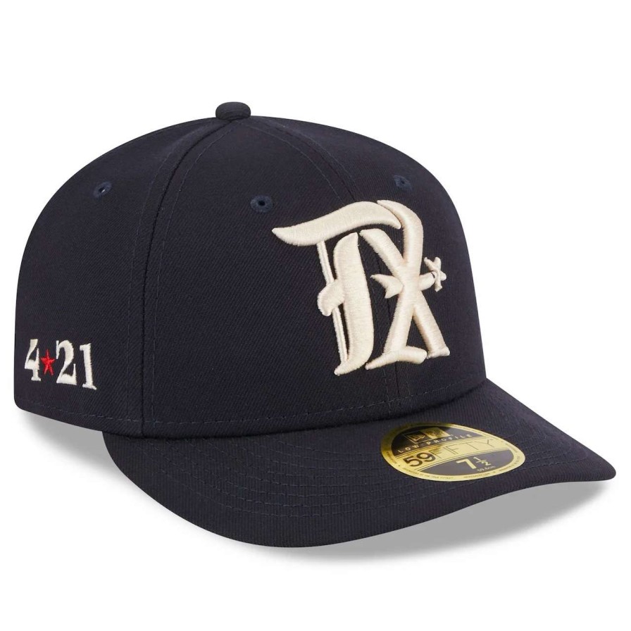 Texas Rangers Caps * | Men'S Texas Rangers New Era Navy 2023 City Connect Low Profile 59Fifty Fitted Hat