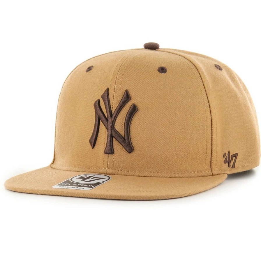 New York Yankees Caps * | Men'S New York Yankees '47 Toffee Captain Snapback Hat