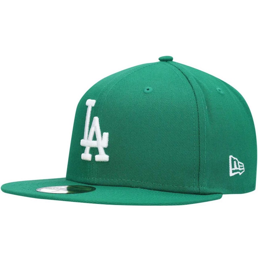 Los Angeles Dodgers Caps * | Men'S Los Angeles Dodgers New Era Kelly Green White Logo 59Fifty Fitted Hat