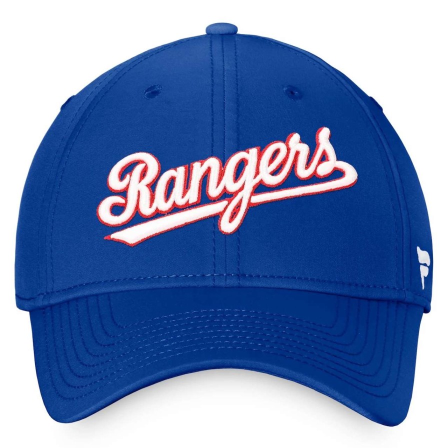 Texas Rangers Caps * | Men'S Texas Rangers Fanatics Branded Royal Cooperstown Core Flex Hat