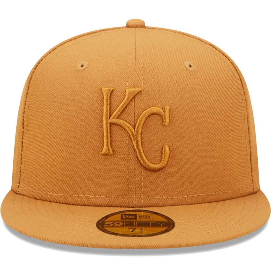 Kansas City Royals Caps * | Men'S Kansas City Royals New Era Brown Color Pack 59Fifty Fitted Hat