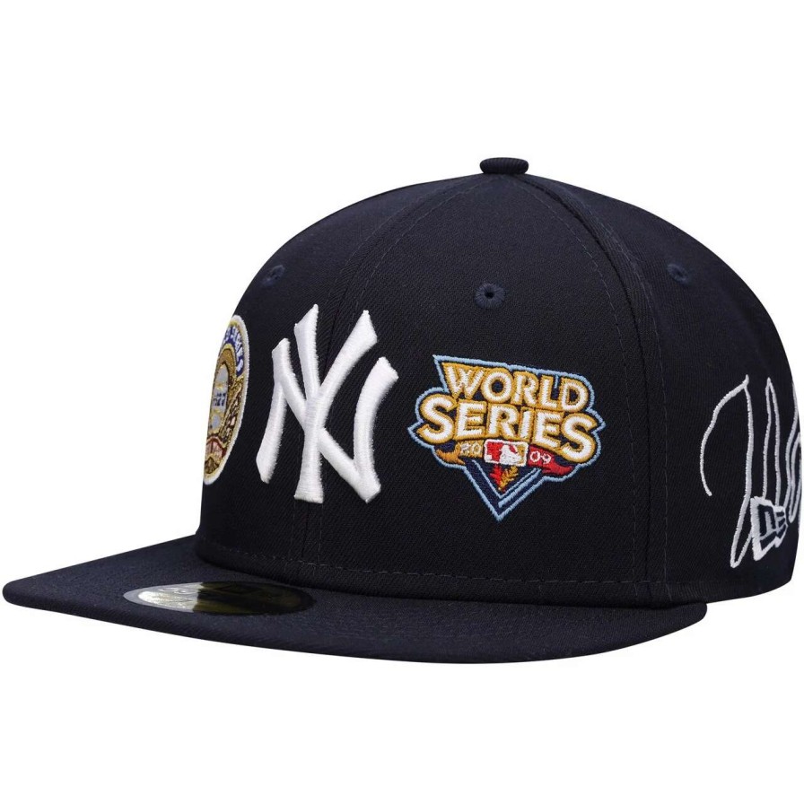 New York Yankees Caps * | Men'S New York Yankees New Era Navy Historic World Series Champions 59Fifty Fitted Hat