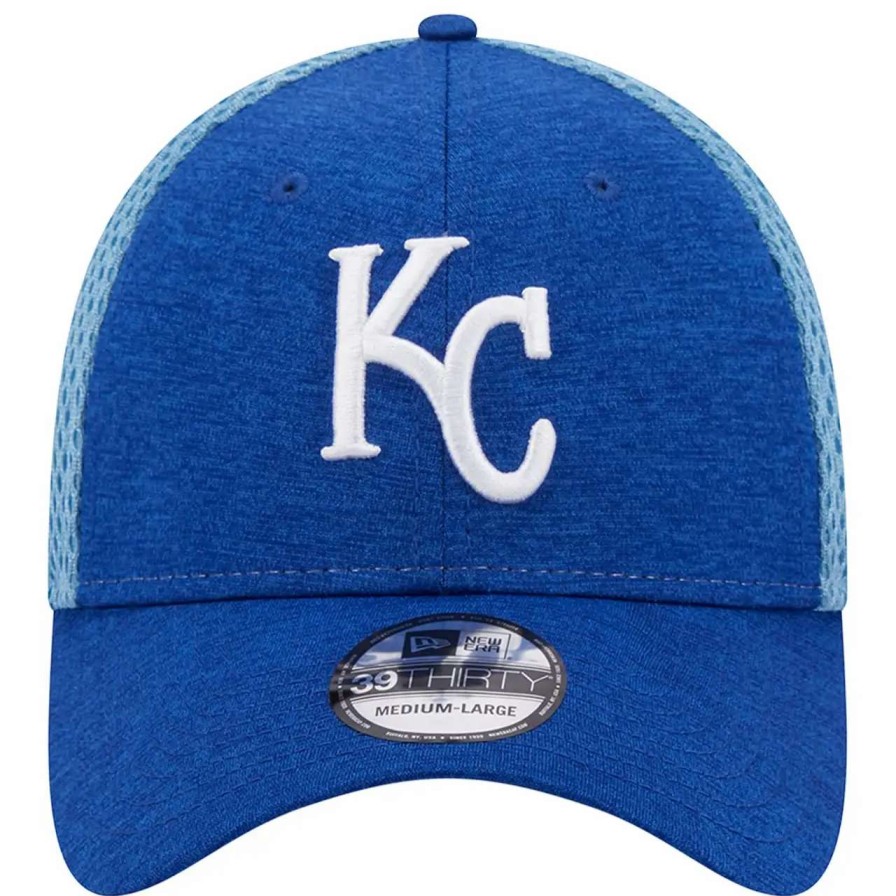 Kansas City Royals Caps * | Men'S Kansas City Royals New Era Royal Shadow Neo 39Thirty Flex Hat