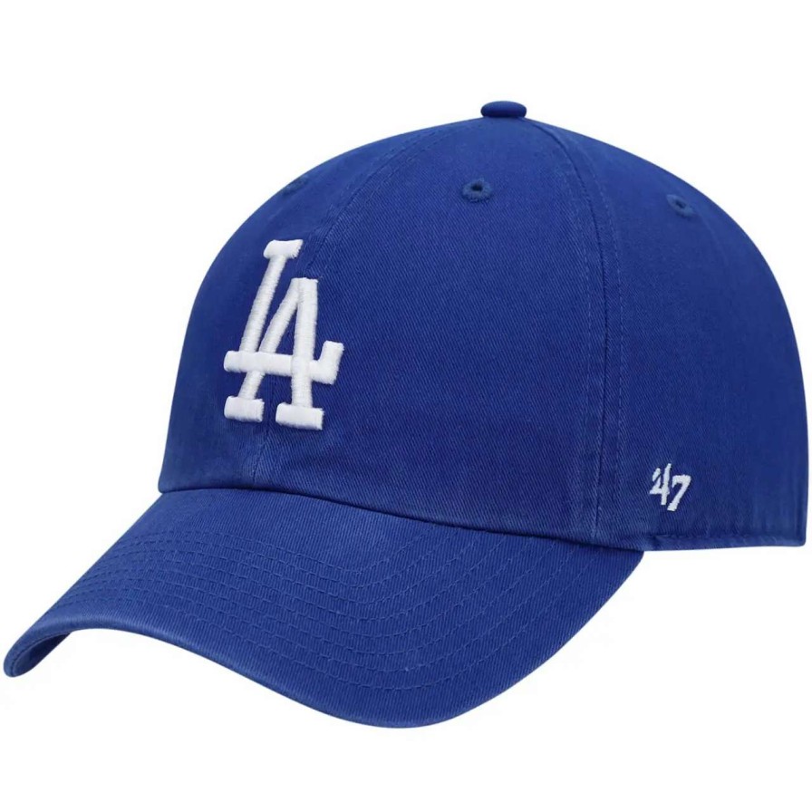 Los Angeles Dodgers Caps * | Men'S Los Angeles Dodgers '47 Royal Heritage Clean Up Adjustable Hat