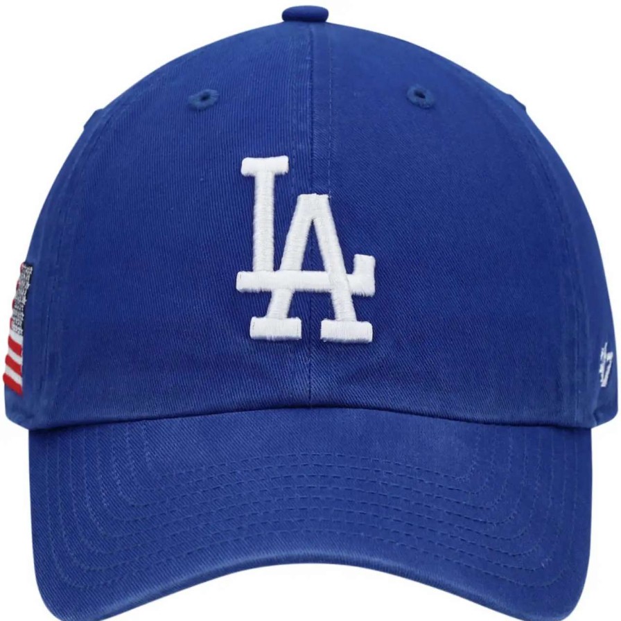 Los Angeles Dodgers Caps * | Men'S Los Angeles Dodgers '47 Royal Heritage Clean Up Adjustable Hat