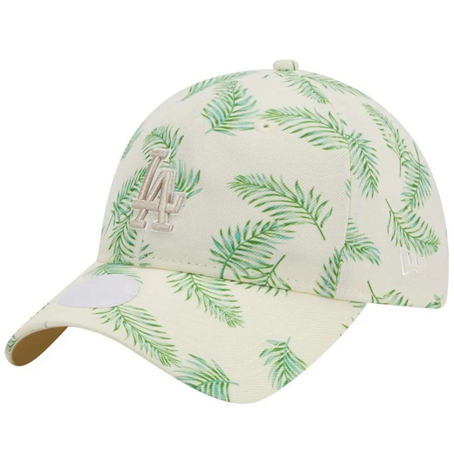 Los Angeles Dodgers Caps * | Women'S Los Angeles Dodgers New Era White Palms 9Twenty Adjustable Hat