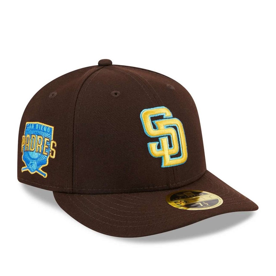 San Diego Padres Caps * | Men'S San Diego Padres New Era Brown 2023 Mlb Father'S Day Low Profile 59Fifty Fitted Hat