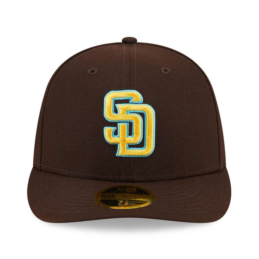 San Diego Padres Caps * | Men'S San Diego Padres New Era Brown 2023 Mlb Father'S Day Low Profile 59Fifty Fitted Hat