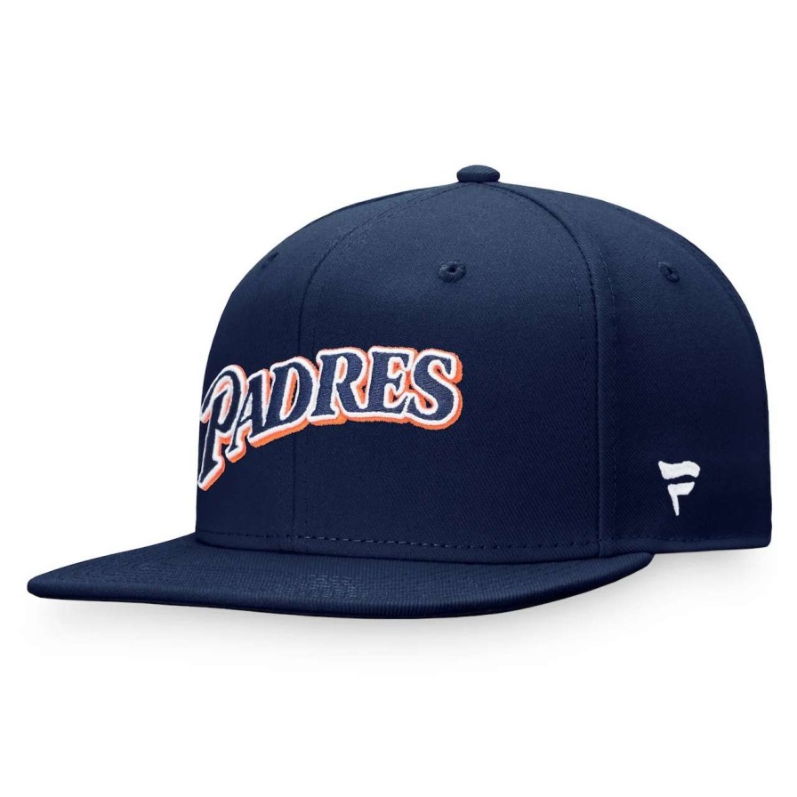 San Diego Padres Caps * | Men'S San Diego Padres Fanatics Branded Navy Cooperstown Collection Fitted Hat