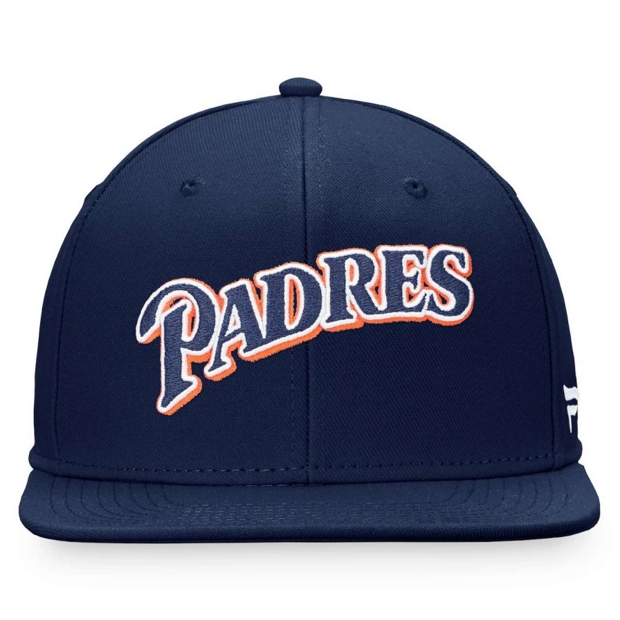 San Diego Padres Caps * | Men'S San Diego Padres Fanatics Branded Navy Cooperstown Collection Fitted Hat