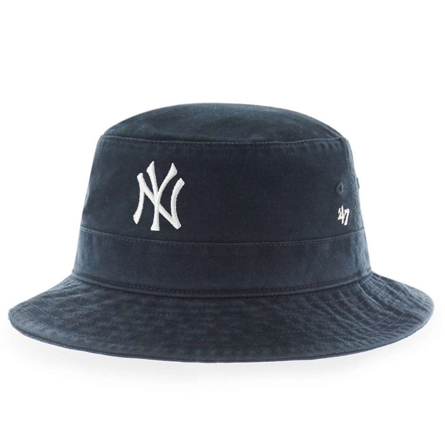 New York Yankees Caps * | Men'S New York Yankees '47 Navy Primary Bucket Hat