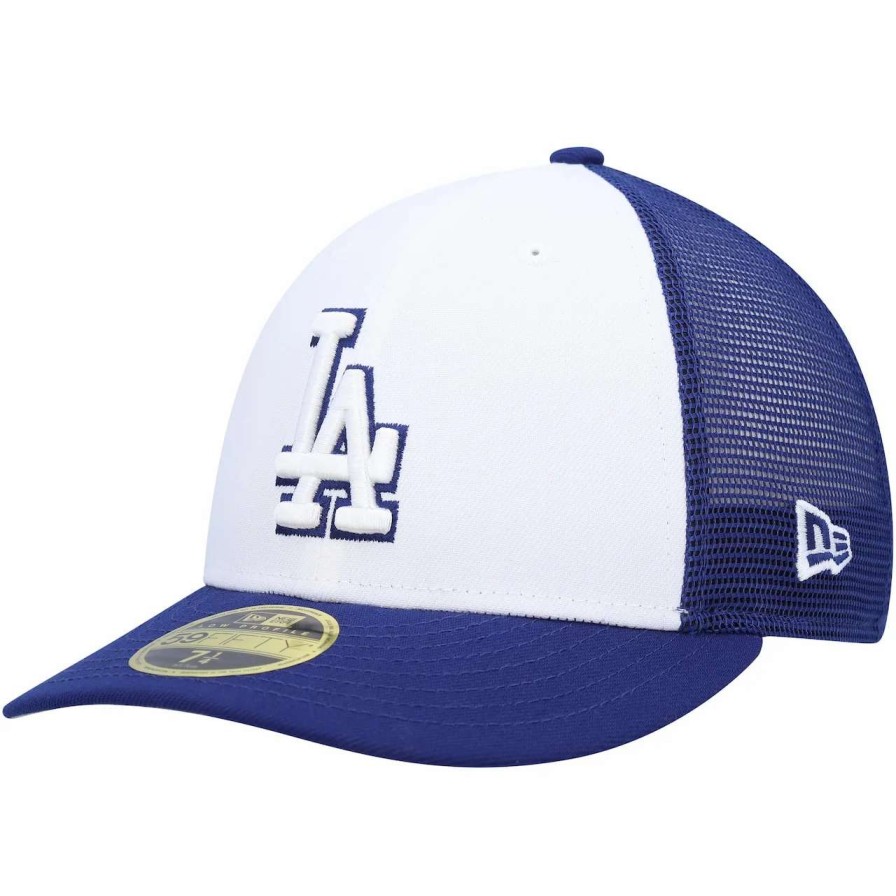 Los Angeles Dodgers Caps * | Men'S Los Angeles Dodgers New Era Royal/White 2023 On-Field Batting Practice Low Profile 59Fifty Fitted Hat