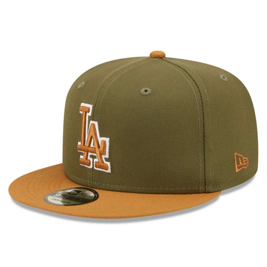 Los Angeles Dodgers Caps * | Men'S Los Angeles Dodgers New Era Green/Brown Color Pack Two-Tone 9Fifty Snapback Hat