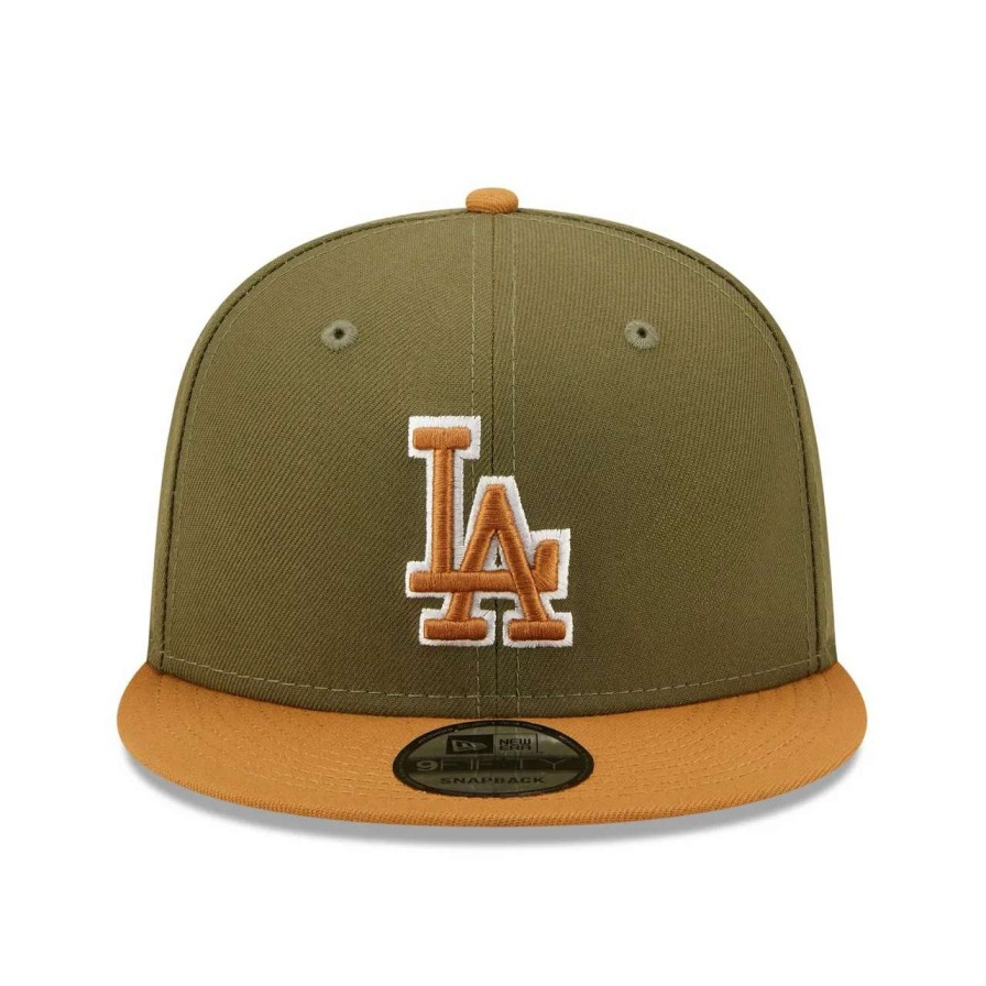 Los Angeles Dodgers Caps * | Men'S Los Angeles Dodgers New Era Green/Brown Color Pack Two-Tone 9Fifty Snapback Hat