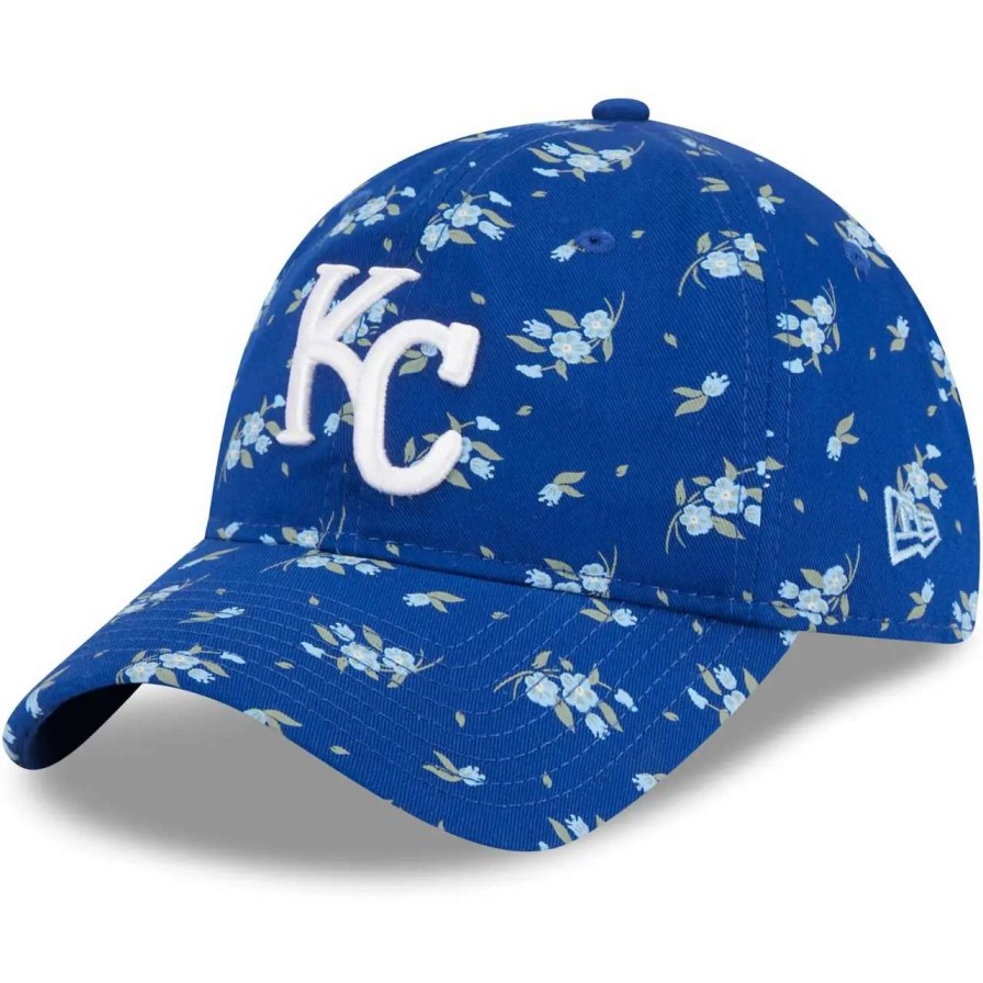 Kansas City Royals Caps * | Youth Kansas City Royals New Era Royal Bloom 9Twenty Adjustable Hat