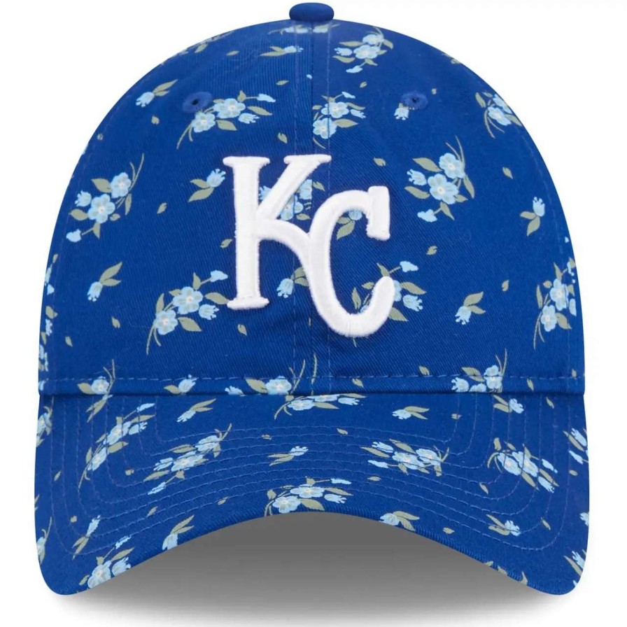 Kansas City Royals Caps * | Youth Kansas City Royals New Era Royal Bloom 9Twenty Adjustable Hat