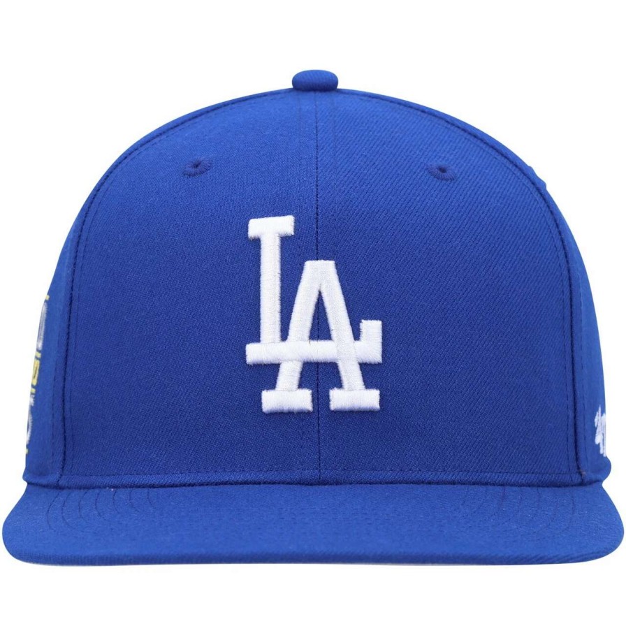 Los Angeles Dodgers Caps * | Men'S Los Angeles Dodgers '47 2020 World Series Royal Sure Shot Captain Snapback Hat