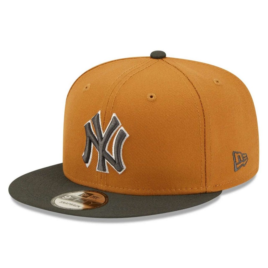 New York Yankees Caps * | Men'S New York Yankees New Era Bronze/Charcoal Color Pack Two-Tone 9Fifty Snapback Hat