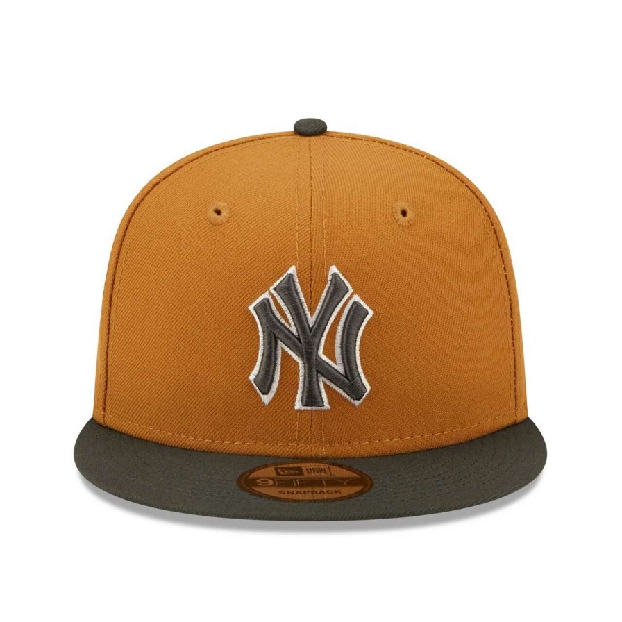 New York Yankees Caps * | Men'S New York Yankees New Era Bronze/Charcoal Color Pack Two-Tone 9Fifty Snapback Hat