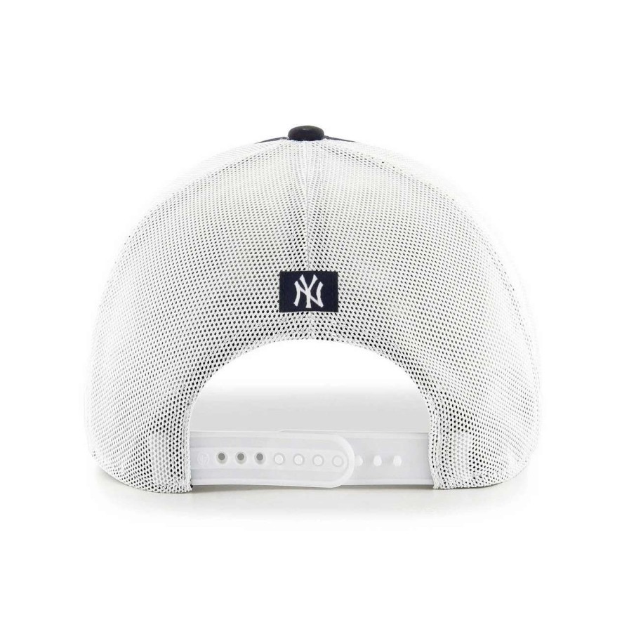 New York Yankees Caps * | Men'S New York Yankees '47 Navy/White Burgess Trucker Snapback Hat