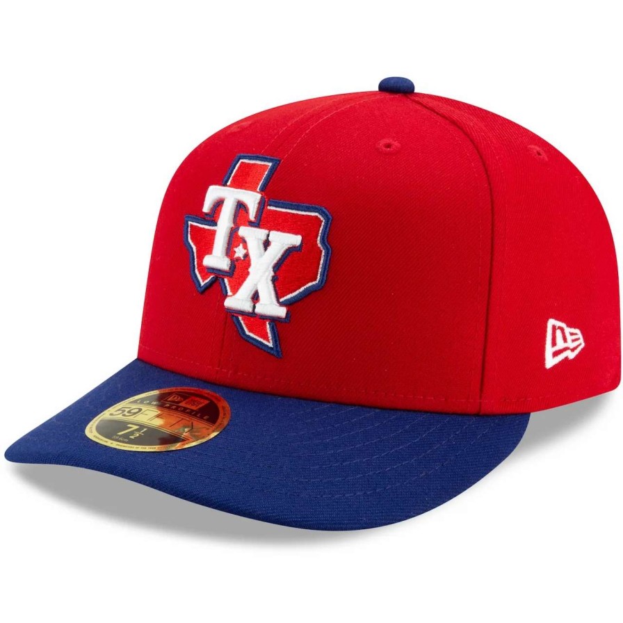 Texas Rangers Caps * | Men'S Texas Rangers New Era Red/Royal 2020 Alternate 3 Authentic Collection On Field Low Profile 59Fifty Fitted Hat