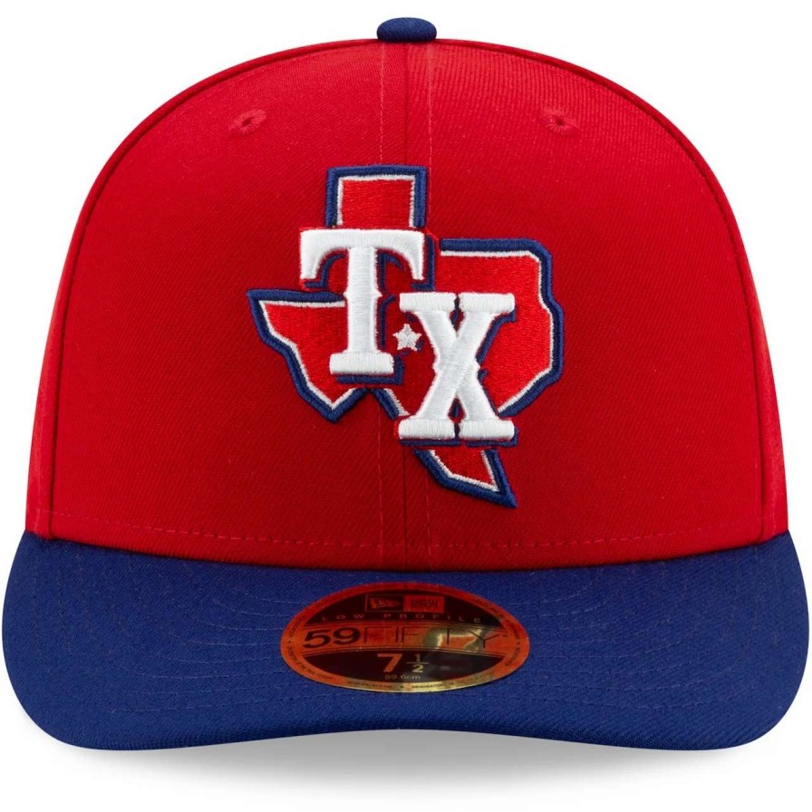 Texas Rangers Caps * | Men'S Texas Rangers New Era Red/Royal 2020 Alternate 3 Authentic Collection On Field Low Profile 59Fifty Fitted Hat