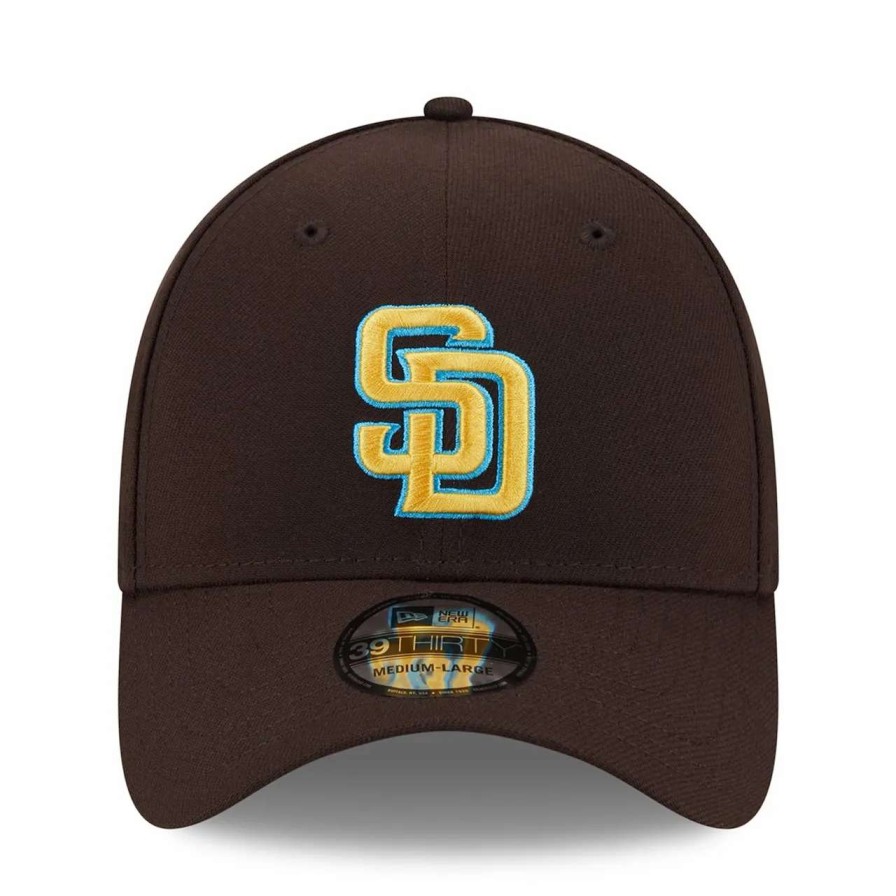 San Diego Padres Caps * | Men'S San Diego Padres New Era Brown 2023 Mlb Father'S Day 39Thirty Flex Hat